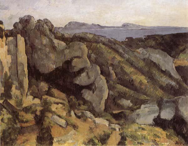 Paul Cezanne Rocks at L Estaque
